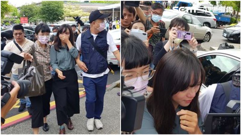 黃捷擦口紅被罵…網揪藍營靈堂前比讚