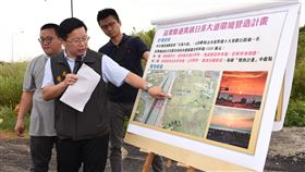 苗栗西濱熱門景點日落大道　將設觀景台及停車場台61線苗栗通霄新埔聯絡道因海上落日美景成為熱門景點，有鑒於遊客為搶拍美景險象環生，苗栗縣政府將設高架觀景攝影平台及停車場，解決違規停車及拍照問題。（苗栗縣政府提供）中央社記者管瑞平傳真　109年6月8日