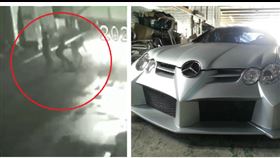  秀千萬超跑約女網友　4煞砍人畫面曝（圖／翻攝畫面）