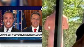 跟州長哥鬥嘴爆紅　他全裸亂入妻影片
CNN,Chris Cuomo,主播,州長,紐約,全裸,瑜珈
翻攝自IG Chris Cuomo、推特