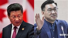 江啟臣、習近平、國民黨、共產黨、台灣、中國。（圖／資料照）