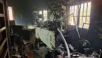 全台首例！氣炸鍋起火燒掉3坪大廚房