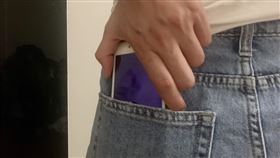 圖／記者谷庭攝,手機插口袋