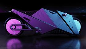 ▲HYPER CYBER電動概念機車。（圖／翻攝3D Mente網站）
