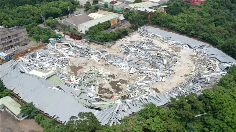 新北拆除史上最大鐵皮違建