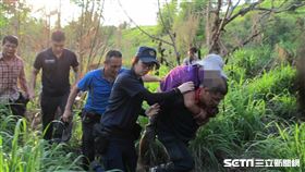 老婦失蹤躺墓地備尋獲／翻攝畫面