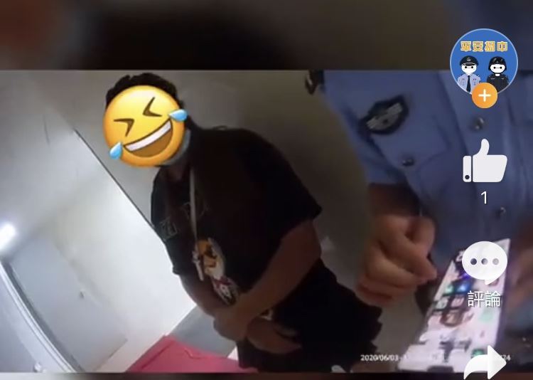 「妹子」走出女廁　外頭的警察全傻了