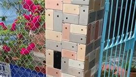 越南,圍牆,土豪,哀鳳,iPhone。（圖／翻攝自抖音）