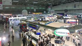 台北國際電腦展（COMPUTEX）主辦單位考量疫情，決定取消COMPUTEX & InnoVEX 2020特展。圖為2019年的COMPUTEX特展。（中央社檔案照片）