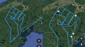 悼佛洛伊德！男開飛機畫出「人民的法槌」　痛喊反種族主義（圖／翻攝自Dimitri Neonakis臉書）