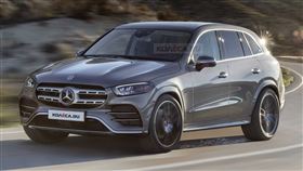 ▲Mercedes-Benz GLC大改款概念車（圖／翻攝自Kolesa.ru）