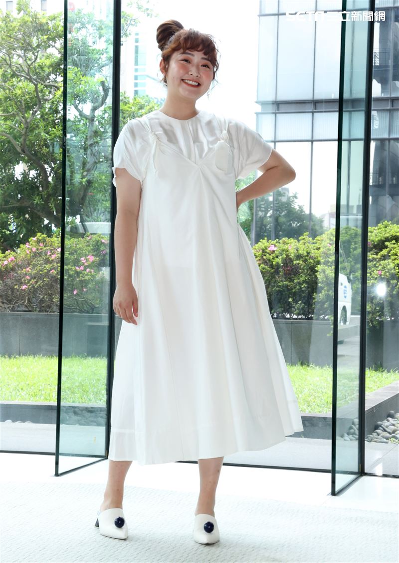 「我的青春沒在怕」演員喬雅琳。（記者邱榮吉/攝影）