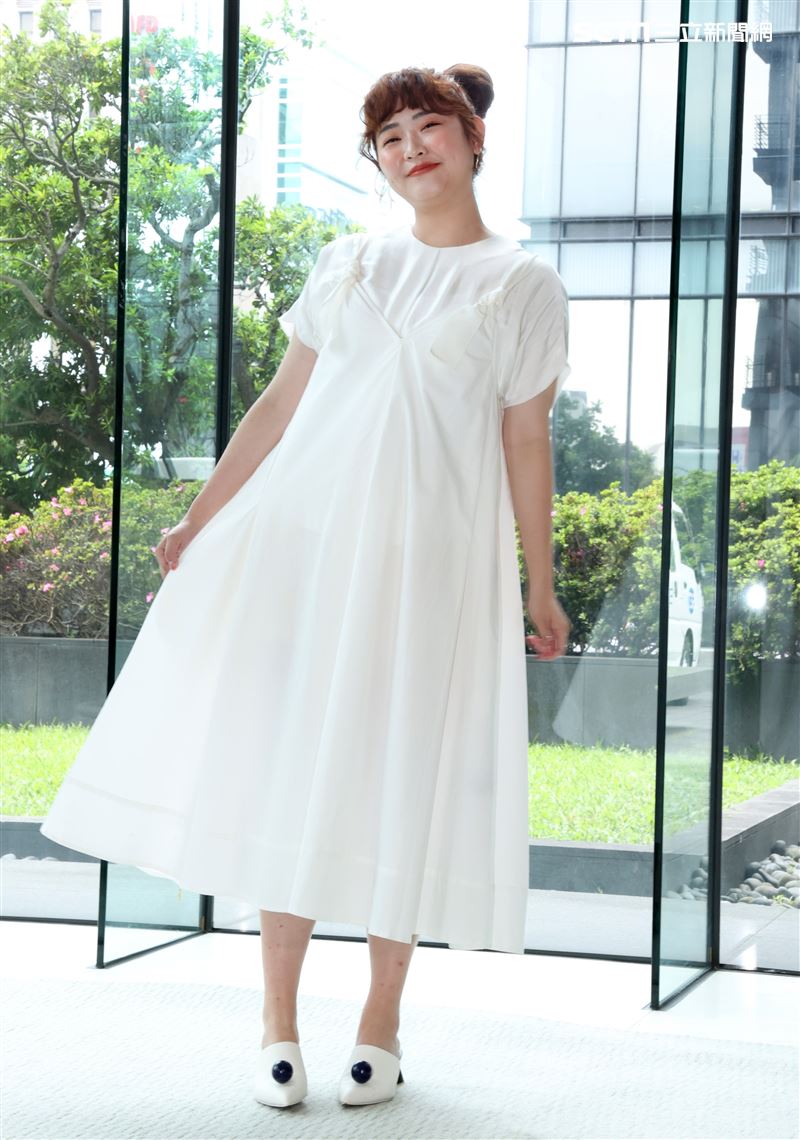 「我的青春沒在怕」演員喬雅琳。（記者邱榮吉/攝影）