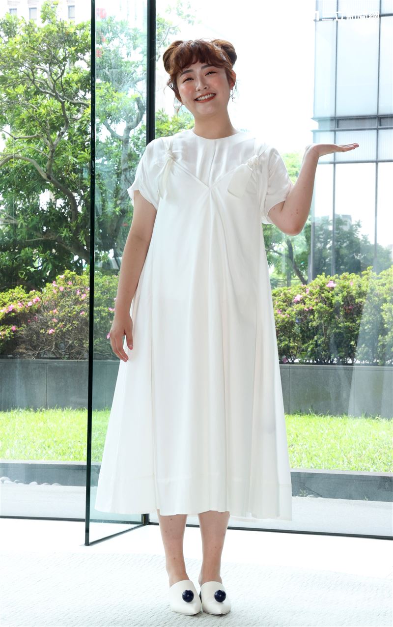 「我的青春沒在怕」演員喬雅琳。（記者邱榮吉/攝影）