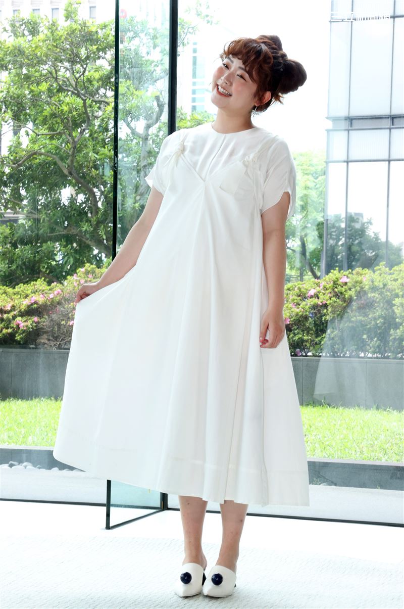 「我的青春沒在怕」演員喬雅琳。（記者邱榮吉/攝影）