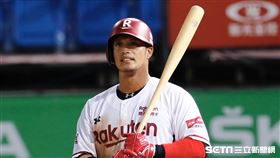 樂天桃猿陽耀勳。（圖／記者林聖凱攝影）
