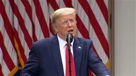 雙招反制中國！川普宣布美國退出WHO　取消香港特殊待遇（圖／翻攝自The White House YouTube）