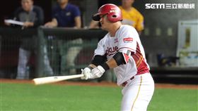 ▲樂天桃猿一壘手陳俊秀。（圖／記者劉彥池攝影）