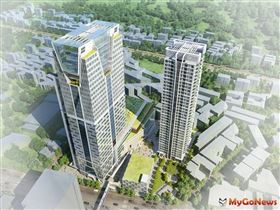 新北市成立行政法人推動都市更新及社會住宅，擬進駐即將落成啟用的新店行政園區公辦都更大樓（圖／新北市政府）