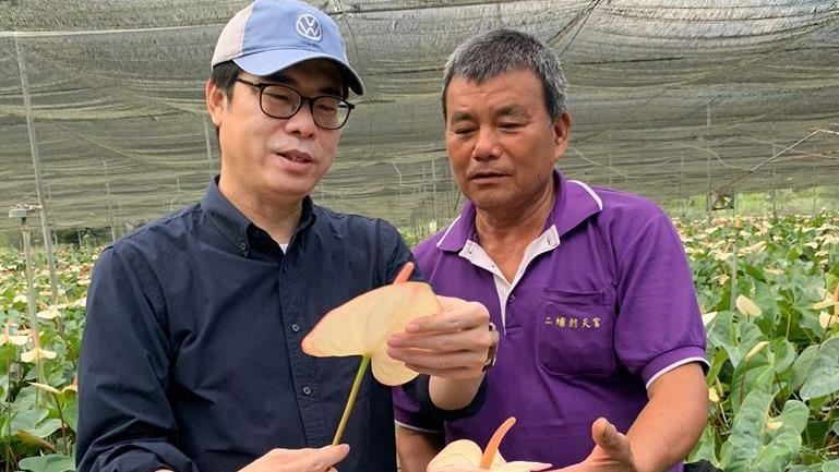 市長補選將開跑！陳其邁回家挺農民