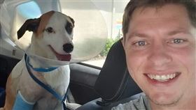 愛犬被拖入水　他爆氣痛扁4公尺巨鱷
美國,佛羅里達州,鱷魚,美軍,Loki,Trent Tweddale
翻攝自臉書Kristina Deak