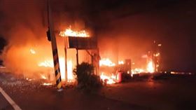 台南,永康,火警,汽修廠（圖／翻攝畫面）