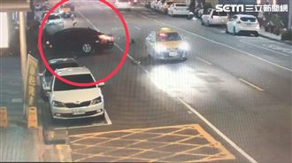 翁駕BMW恍神暴衝　小黃差1秒閃過