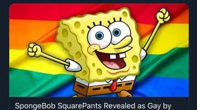 海綿寶寶遭製作公司出櫃。（圖／翻攝自豆瓣）