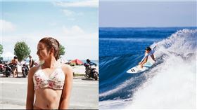 日本衝浪美少女松田詩野。（圖／翻攝自松田詩野ig）