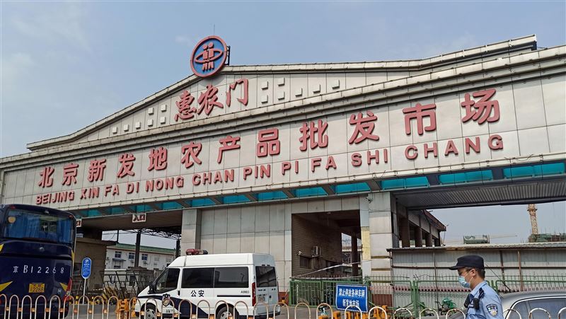 北京嚴控疫情　事發市場周邊封閉管理