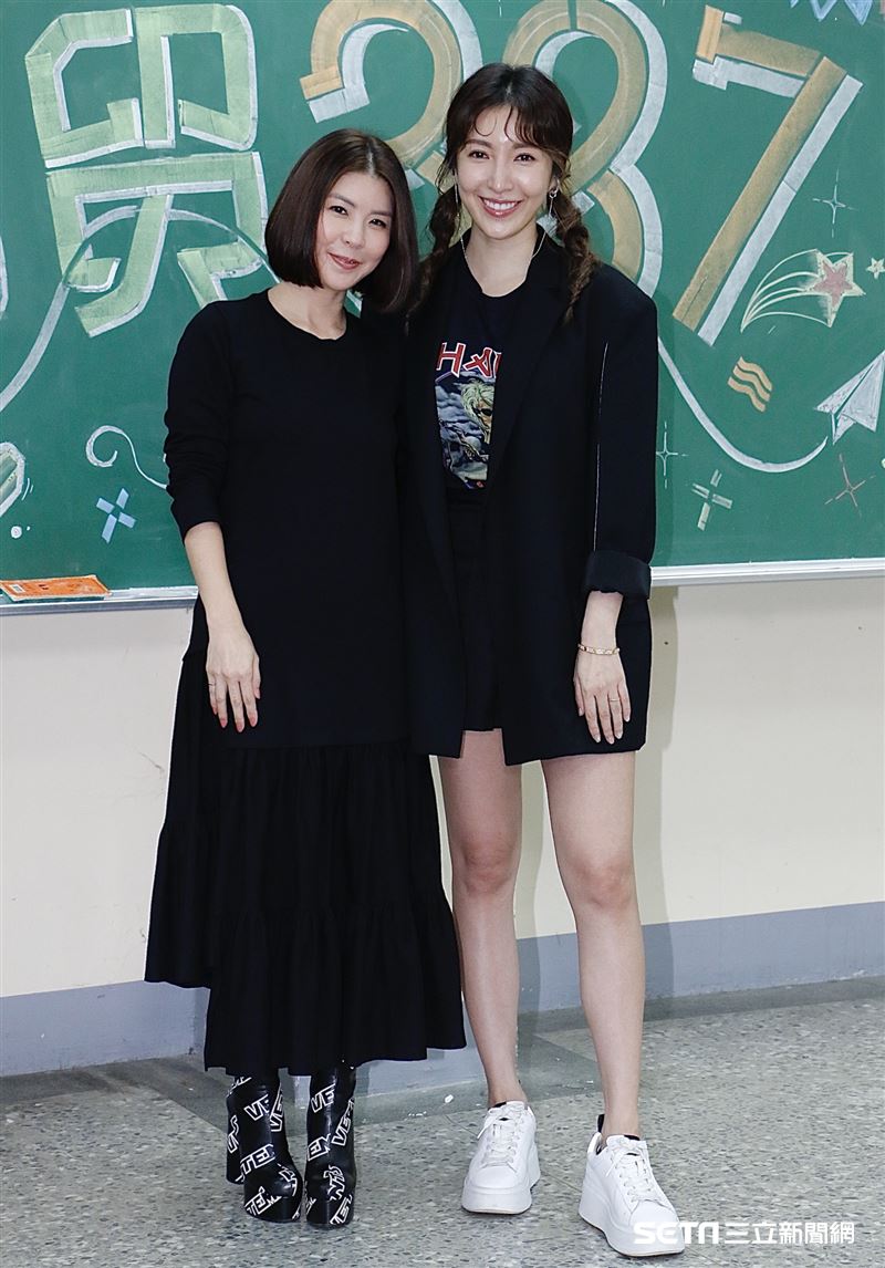 楊謹華錄製黃子佼主持的《一個都不能少》，許茹芸驚喜現身助陣。（圖／記者林聖凱攝影）