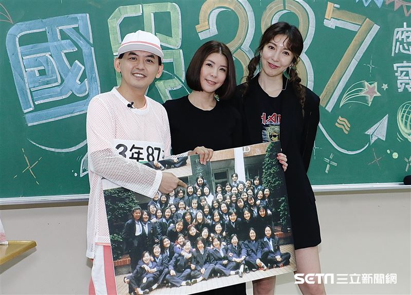 楊謹華錄製黃子佼主持的《一個都不能少》，許茹芸驚喜現身助陣。（圖／記者林聖凱攝影）