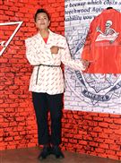 小鬼黃鴻升出席百威啤酒重磅聯名潮品全系列。（記者邱榮吉/攝影）（喝酒不開車） 