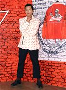 小鬼黃鴻升出席百威啤酒重磅聯名潮品全系列。（記者邱榮吉/攝影）（喝酒不開車） 