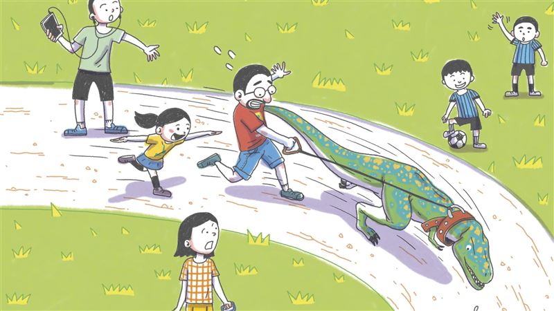 家長大崩潰！孩子要帶恐龍回家養！