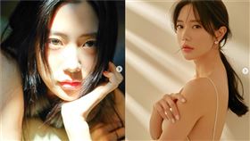 「亞洲最美」克拉拉羞穿低胸緊身裙…豐滿北半球全炸出領口（圖／翻攝自克拉拉IG）