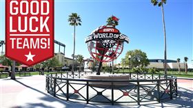 ▲NBA計畫7月30日復賽，22支球隊將前往佛羅里達州奧蘭多迪士尼世界的ESPN體育大世界園區進行閉門賽。（圖／翻攝自ESPN Wide World of Sports臉書）