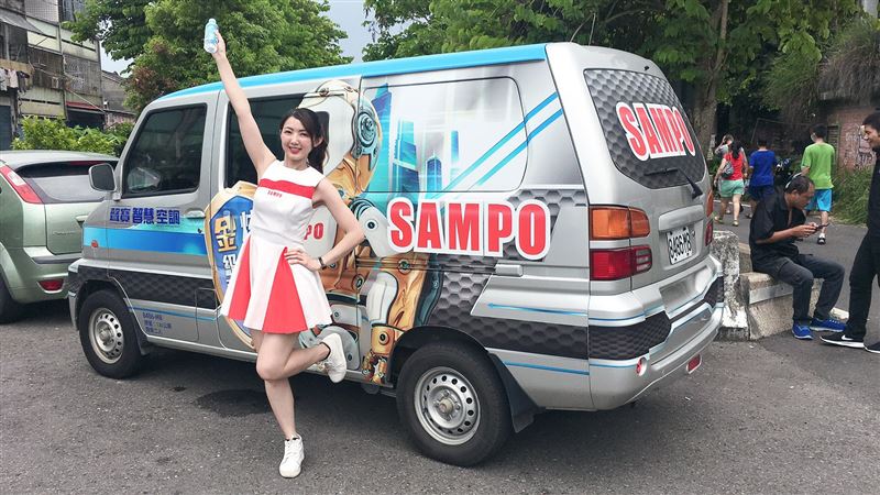 聲寶和媽祖一起遶境　為信眾補水降溫