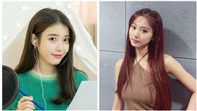IU,周子瑜,合成圖,翻攝自臉書粉專