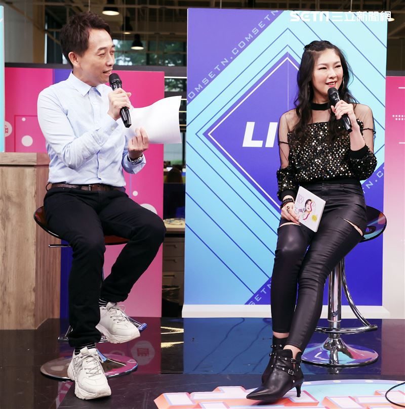 嫚凌安安大明星。（記者邱榮吉/攝影）