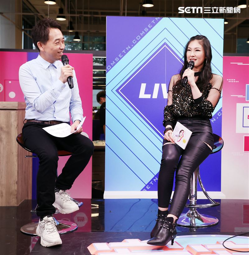 嫚凌安安大明星。（記者邱榮吉/攝影）