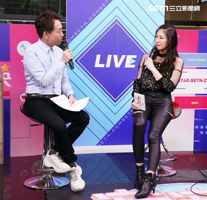 嫚凌安安大明星。（記者邱榮吉/攝影）