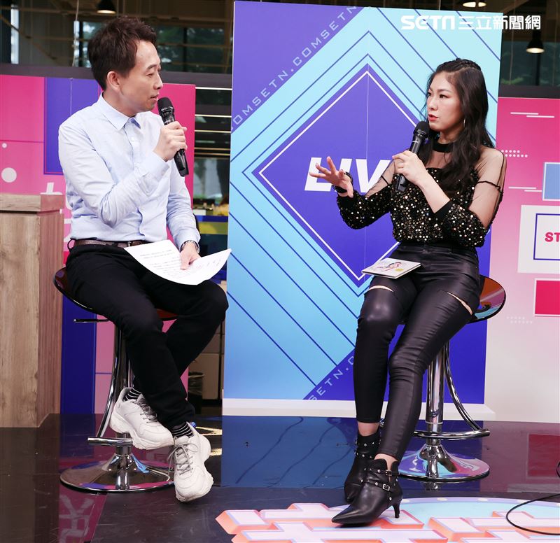 嫚凌安安大明星。（記者邱榮吉/攝影）