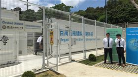 沃旭百萬瓦級儲能示範系統啟用（1）百萬瓦級儲能示範系統包含電力調節系統、電池儲能貨櫃與能源管理系統。中央社記者蔡芃敏攝　109年6月17日