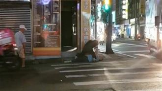 泰山驚見2男街頭肉搏　警到場真相曝