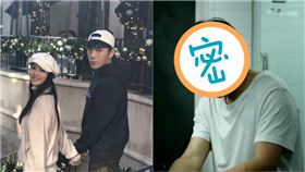 秦昊,禿頭（翻攝自伊能靜微博、聞湯識麵泡劇微博）