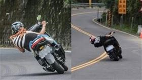 壓車、誇張照。（圖／翻攝自Dcard）