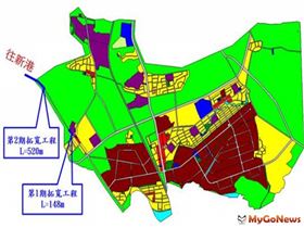 民雄頭橋地區都市計畫11號道路第二期拓寬工程，近期開闢，將帶動民雄鄉之整體發展（圖／營建署）