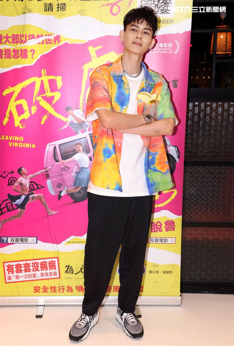 電影「破處」演員楊懿軒。（記者邱榮吉/攝影）