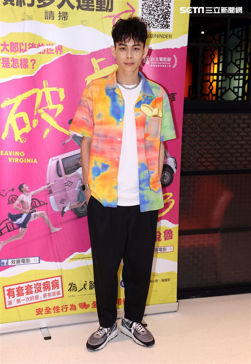 電影「破處」演員楊懿軒。（記者邱榮吉/攝影）